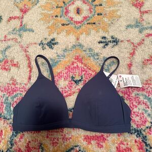 Lululemon Women's Navy and Blue Bikini top
